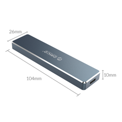 Box SSD Orico M.2 SATA Type C PVM2F-C3-GY-BP