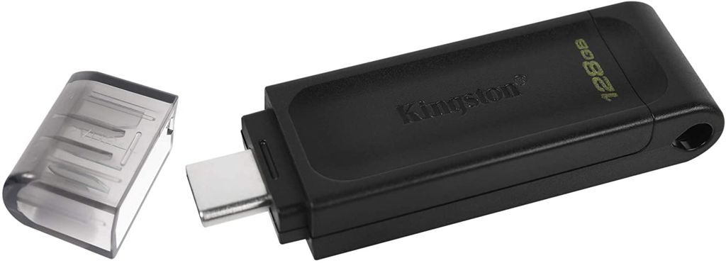 USB Kingston DataTraveler 70 128GB Portable and Lightweight USB-C flashdrive with USB 3.2 Gen 1 speeds DT70/128GB