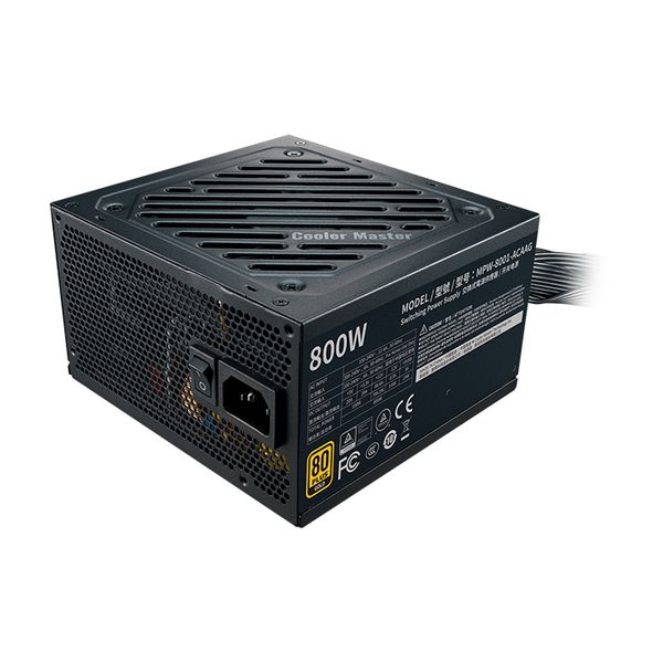 Nguồn Cooler Master G800 800W 80 PLUS GOLD Màu Đen