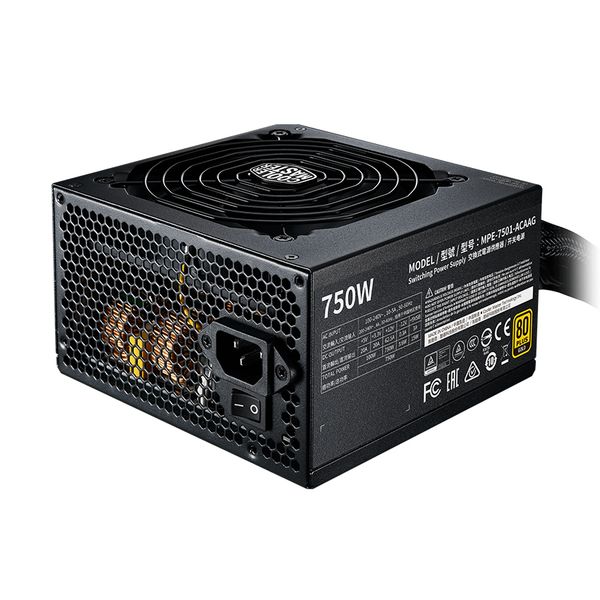 Nguồn máy tính Cooler Master MWE GOLD 750 - V2  750W ( 80 Plus Gold/Màu Đen/Full Modular)