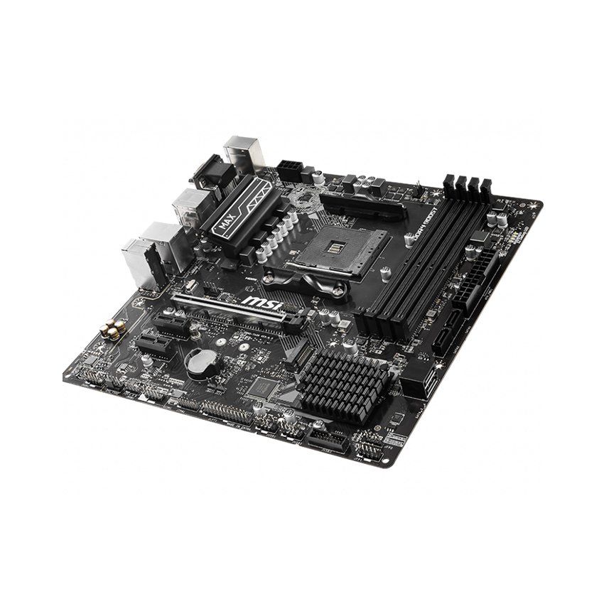 Mainboard MSI B450M PRO VDH MAX (AMD B450, Socket AM4, m-ATX, 4 khe RAM DDR4)