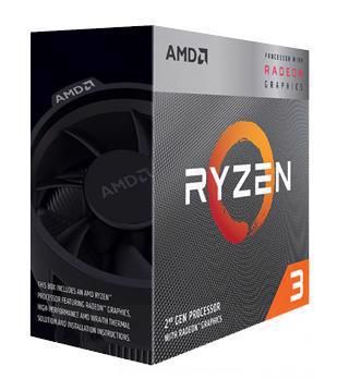 CPU AMD Ryzen 3 3200G (3.6GHz turbo up to 4.0GHz, 4 nhân 4 luồng/4MB Cache/Radeon Vega 8/65W) - Socket AMD AM4