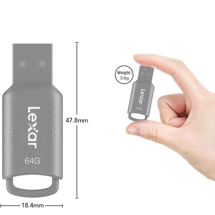 USB 3.0 LEXAR JUMPDRIVE V400 64GB [LJDV400064G-BNPNG]