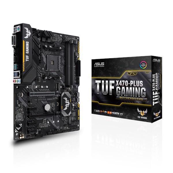 Mainboard Asus TUF X470-PLUS GAMING (AMD X470, AM4, ATX, khe RAM DDR4)