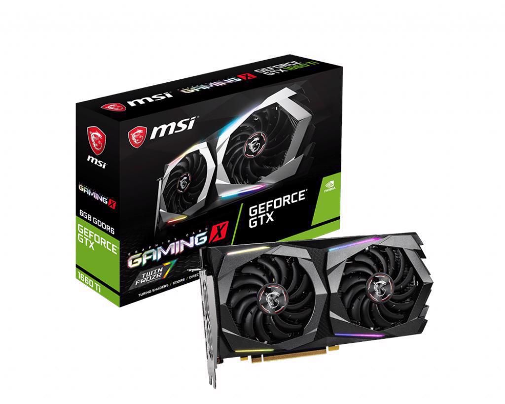 Card màn hình Card MSI GTX 1660Ti Gaming X 6G