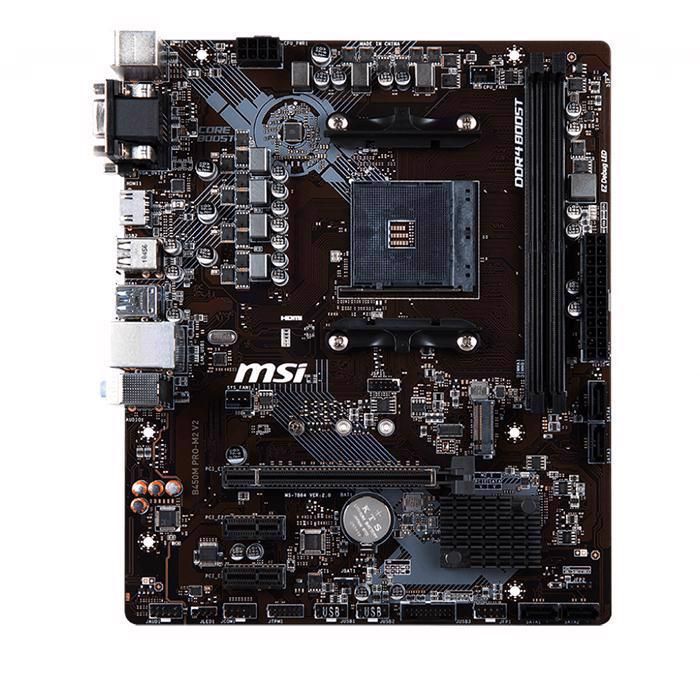 Mainboard MSI B450M PRO - M2 V2 (AMD B450, Socket AM4, m-ATX, 2 khe RAM DDR4)