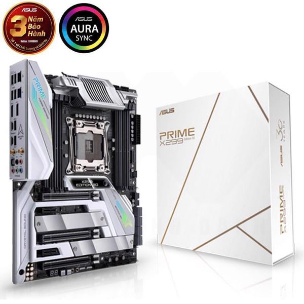 Mainboad Asus PRIME X299 EDITION 30 (Intel X299, Socket 2066, ATX, 8 khe RAM DDR4)