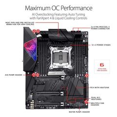 Mainboad ASUS ROG STRIX X299 - E GAMING II (Intel X299, Socket 2066, ATX,8 khe RAM DDR4)