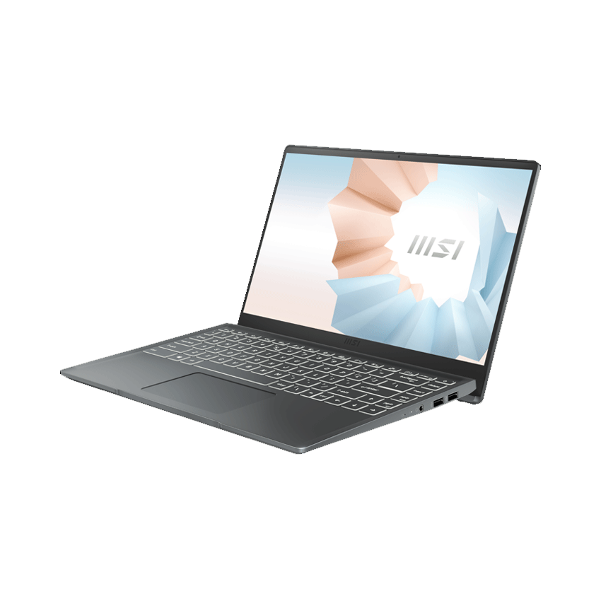 Laptop MSI Modern 14 (B5M-204VN) (R5 5500U/8GB /512GB SSD/14.0inch FHD/Win11/Xám) (2021)