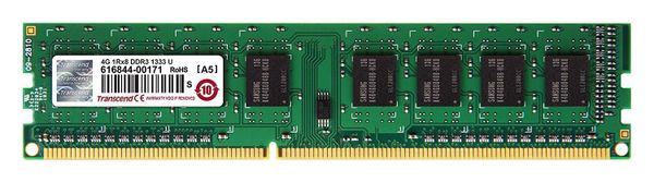 Ram Transcend TS512MLK64V3H 4GB DDR3 1333 U-DIMM 1Rx8 1.5V