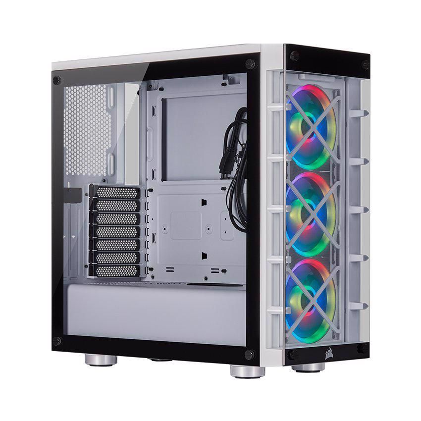 Case Corsair 465X TG RGB (Mid Tower/Màu Trắng) CC-9011189-WW