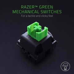 Bàn phím cơ Razer BlackWidow Green Switch (RZ03-02860100-R3M1)