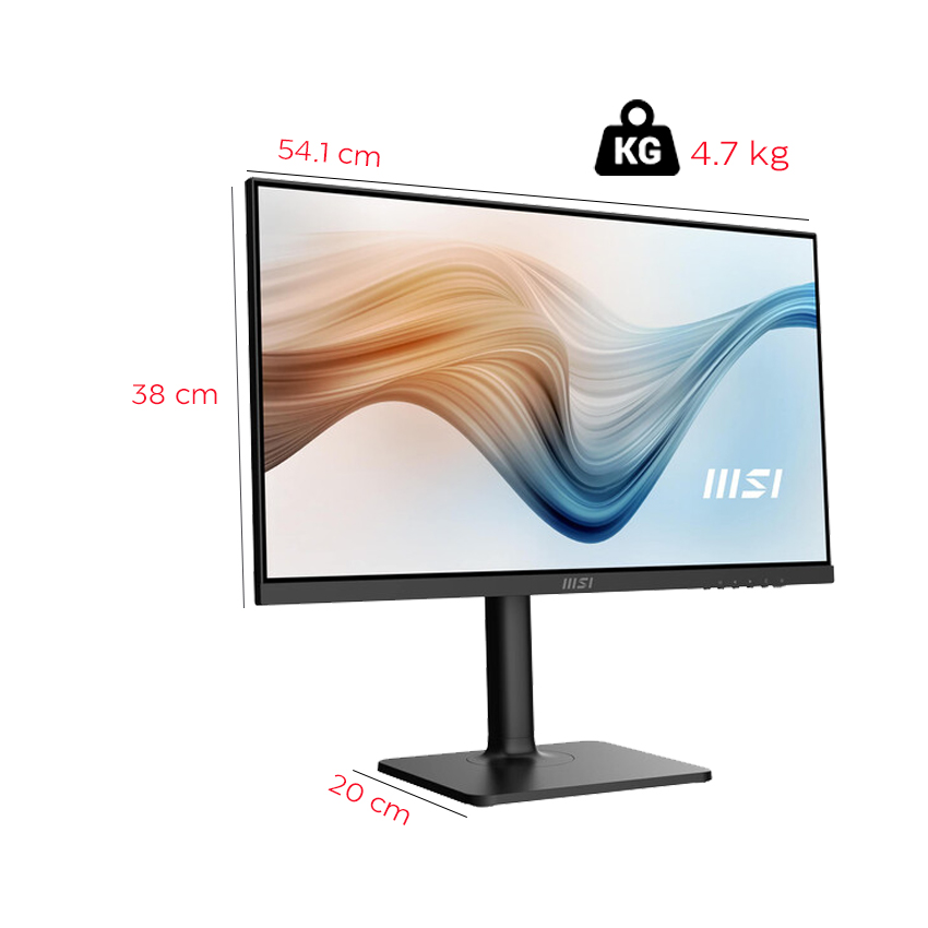 MÀN HÌNH MSI MD241P (23.8 INCH/FHD/IPS/75HZ/5MS/250NITS/HDMI+USBC/LOA/ĐEN)