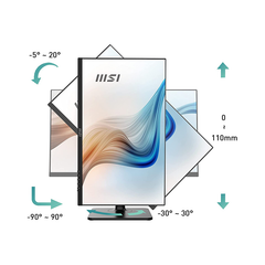 MÀN HÌNH MSI MD241P (23.8 INCH/FHD/IPS/75HZ/5MS/250NITS/HDMI+USBC/LOA/ĐEN)