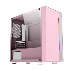 Case Xigmatek Gemini Queen (Mini Tower/Màu Hồng) EN43835