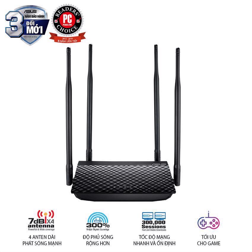 Router wifi ASUS RT-N800HP, Xuyên tường, phủ sóng rộng