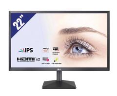 Màn Hình LG 22MN430M-B (21.5 inch/FHD/IPS/75Hz/5ms/250nits/HDMI+DSub+Audio)