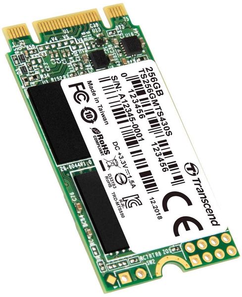 Ổ cứng SSD Transcend 256GB SATA III 6Gb/s MTS430S 42 mm M.2 SSD Solid State Drive (TS256GMTS430S)