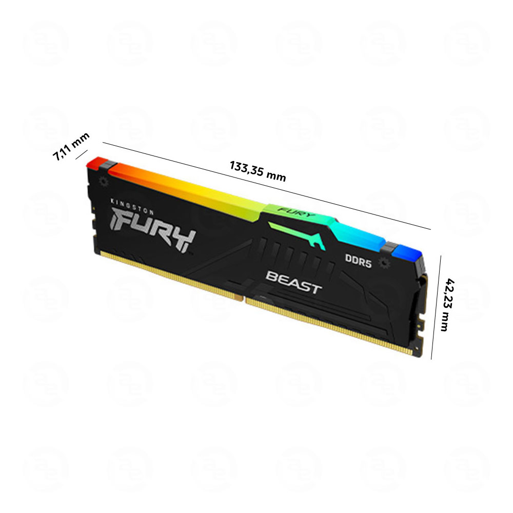 Bộ nhớ trong Kingston 8G D5-520036 EXPO BEAST RGB (KF552C36BBEA-8)