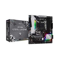 Mainboard ASROCK B450M STEEL LEGEND (AMD B450, Socket AM4, m-ATX, 4 khe RAM DDR4)