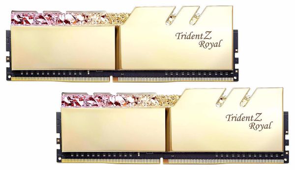 Ram G.skill 16GB DDR4 Trident Z Royal Gold 3600MHz CL18-22-22-42 1.35V 16GB (2x8GB)