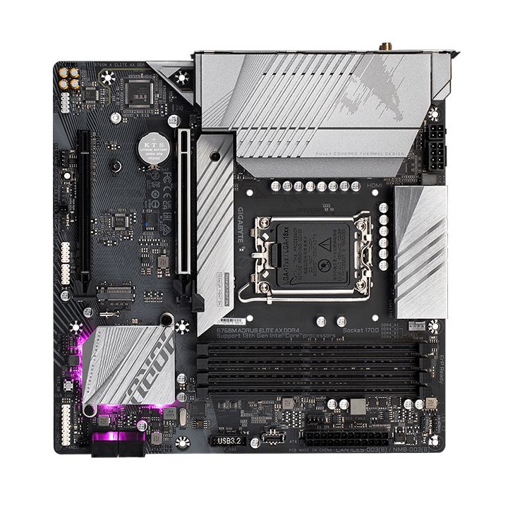 Mainboard GIGABYTE B760M AORUS ELITE AX DDR4