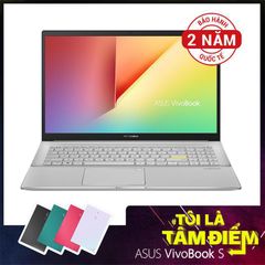 Laptop Asus VivoBook S533JQ-BQ015T (i5 1035G1/8GB RAM/512GB SSD/15.6 FHD/MX350 2GB/Win10/Trắng)