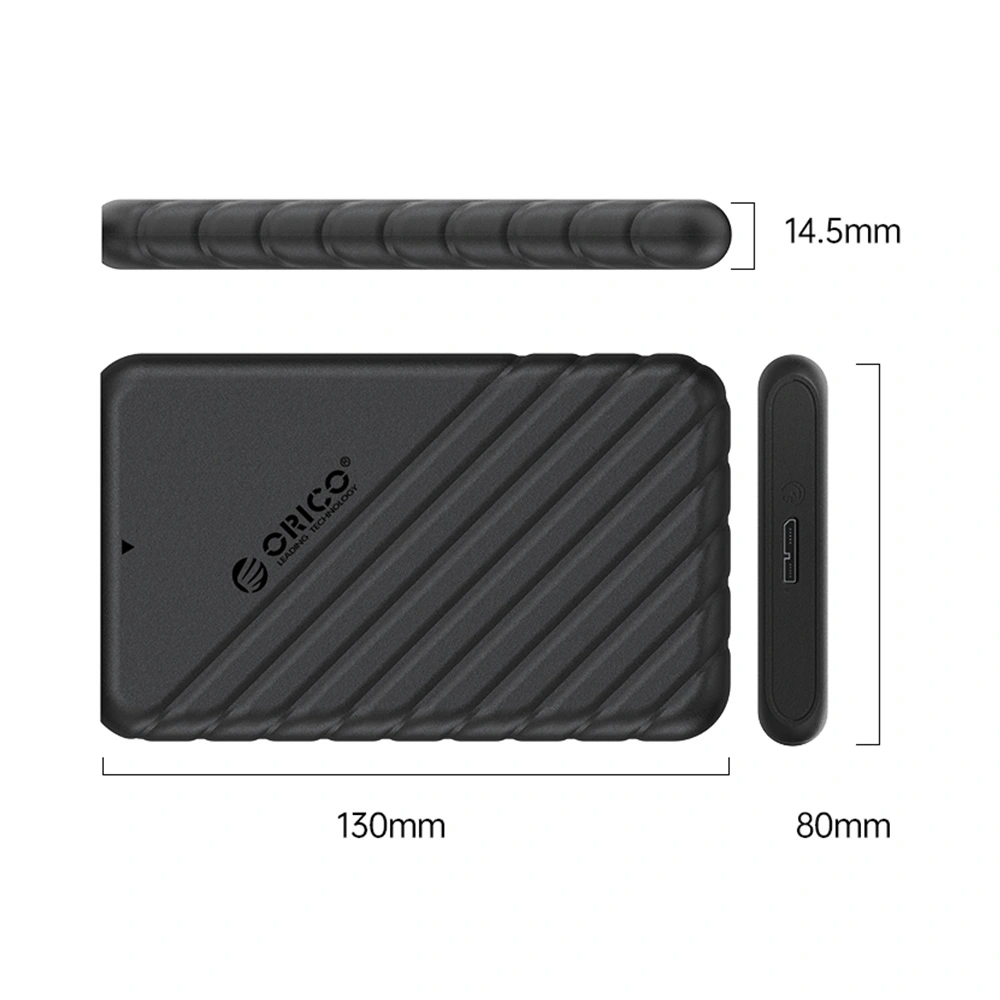 Box ổ cứng 2.5-inch USB 3.0 Orico 25PW1-U3-BK