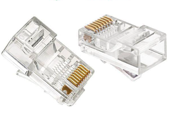 Đầu RJ45 CAT5E AipooLink - Đồng 100% (OFC 100%) (Hộp)