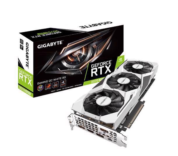 Card màn hình Gigabyte GeForce RTX 2070 SUPER Gaming OC WHITE 8G 8GB GDDR6 (N207SGaming OC WHITE-8GC)