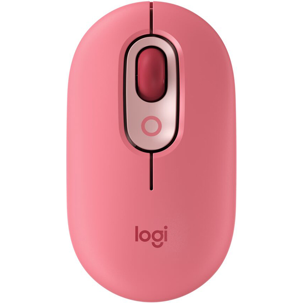 Chuột không dây Logitech POP with Emoji Hồng (910-006516)