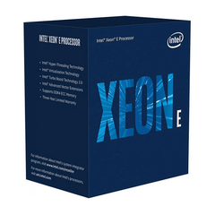 CPU Intel Xeon E-2124G Processor (3.40GHz, 4C/4T, 8MB Cache)
