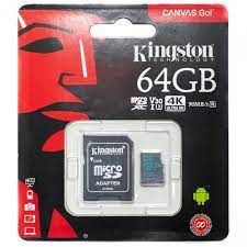 Thẻ Nhớ Kingston 64GB microSDHC Canvas Go - SDCG2/64GB