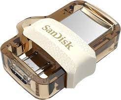 Thiết bị lưu trữ USB SanDisk Ultra Dual Drive m3.0 Flash Drive 64GB Gold Edition (SDDD3-064G-G46GW)