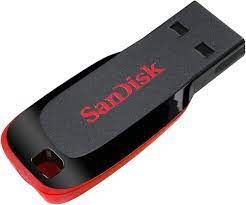 Thiết bị lưu trữ USB 128GB SanDisk Cruzer Blade USB Flash Drive/ Black with red (SDCZ50-128G-B35)