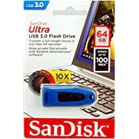 USB SANDISK CZ48 64GB, USB 3.0 ULTRA SDCZ48-064G-U46B MÀU XANH BLUE