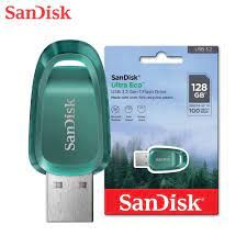 Thiết bị lưu trữ SanDisk Ultra Eco USB 3.2 Gen 1 Flash Drive CZ96 - 128GB - Green (SDCZ96-128G-G46)