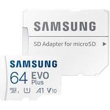Thẻ nhớ microSD SamSung EVO Plus 64GB / C10, V10, A1, up to 130MB/s - (MB-MC64KA/APC)