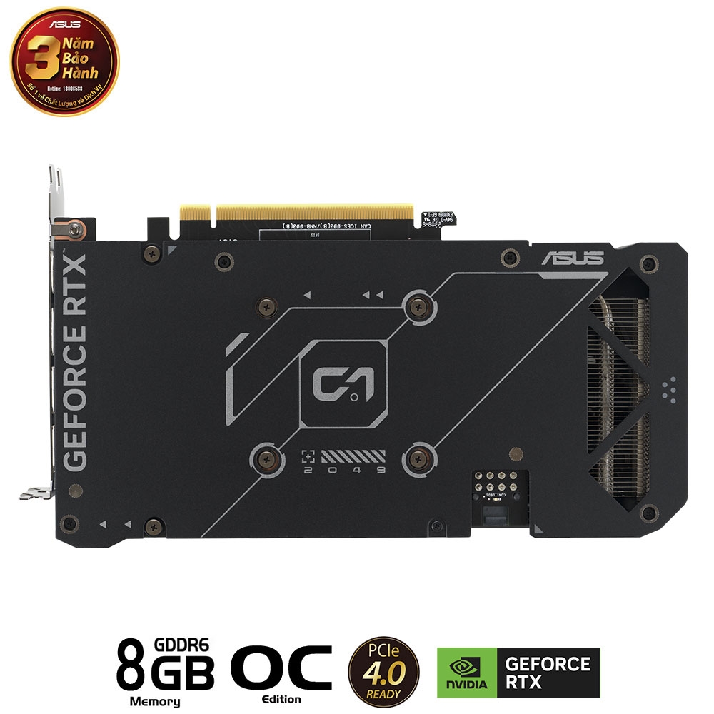 VGA Asus Dual GeForce RTX 4060 Ti OC Edition 8GB GDDR6 DUAL-RTX4060TI-O8G