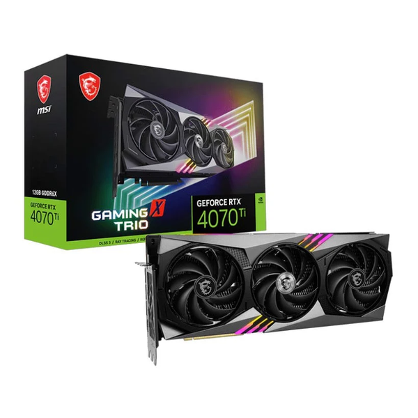 Card màn hình MSI RTX 4070 Ti GAMING X TRIO 12G