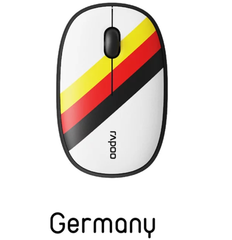 Chuột quang Rapoo đa kết nối M650Silent (Phiên Bản World Cup 2022) Germany