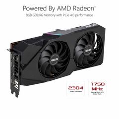 Card màn hình Asus AMD Radeon RX 5700 8G GDDR6 Dual Fan EVO (DUAL-RX5700-O8G-EVO)