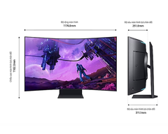 Màn hình thông minh Samsung Odyssey Ark G97NB LS55BG970NEXXV 55 inch 4K VA 165Hz Cong