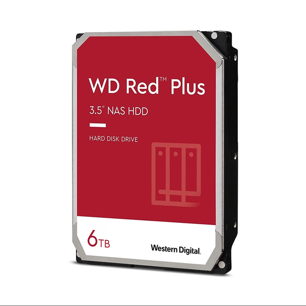 Ổ cứng Western Digital Red Plus 6TB 3.5 inch 256MB Cache 5400RPM WD60EFPX