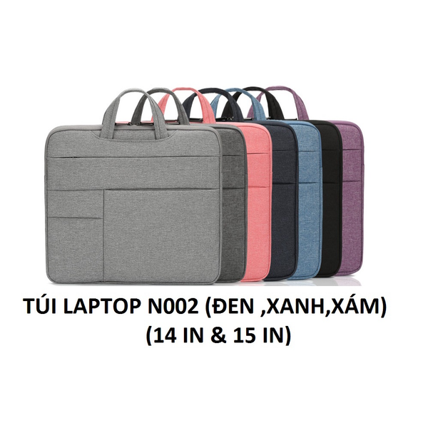 Túi Đựng Laptop, Macbook  14/ 15.6in N009 - Màu Đen, Xám