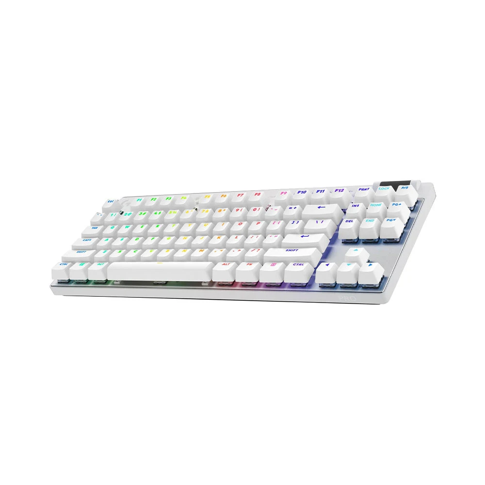 Bàn Phím Cơ Không Dây Logitech G Pro X Tkl Lightspeed Tactile Gaming/Trắng (White) (920-012149)