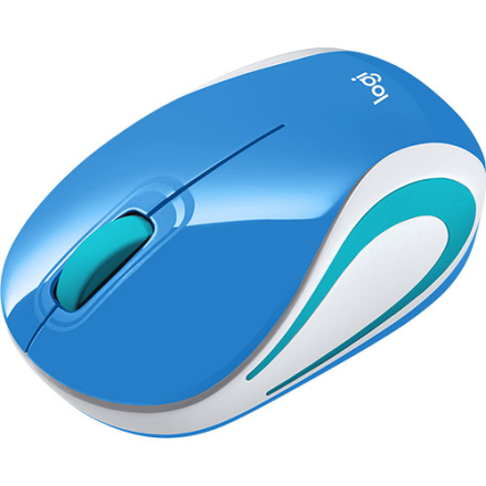 Logitech Wireless Mini Mouse M187 Blue (910-005372)