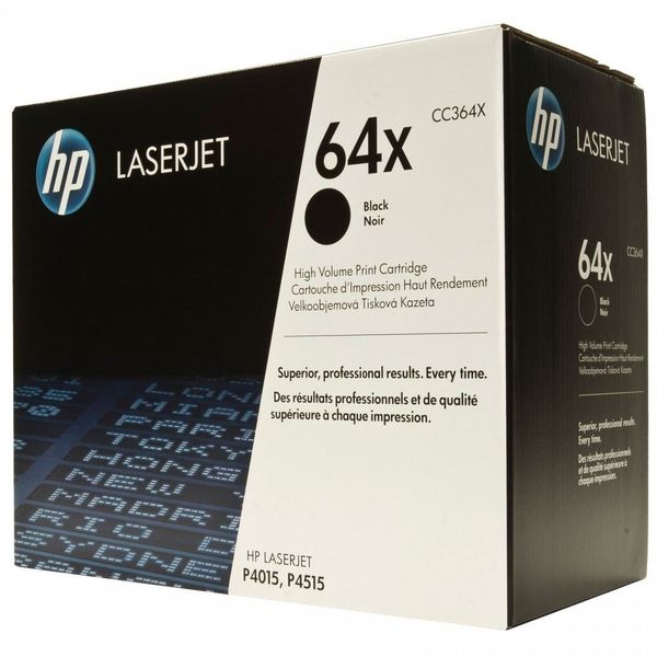 Mực in HP HP 64X High Yield Black Original LaserJet Toner Cartridge CC364X