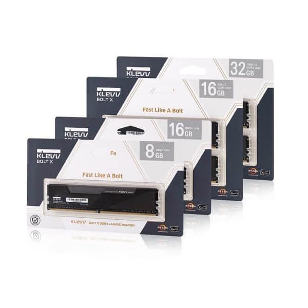 RAM KLEVV BOLT X 8GB (1X8GB) DDR4 BUS 3200 C16 – KD48GU880-32A160T