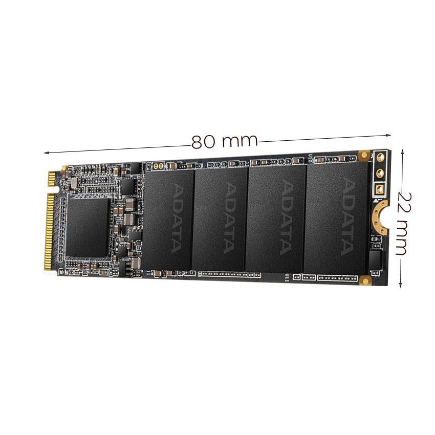 Ổ CỨNG SSD ADATA SX6000NP LITE 256GB M.2 2280 PCIE NVME GEN 3X4 (ĐỌC 1800MB/S - GHI 1200MB/S)